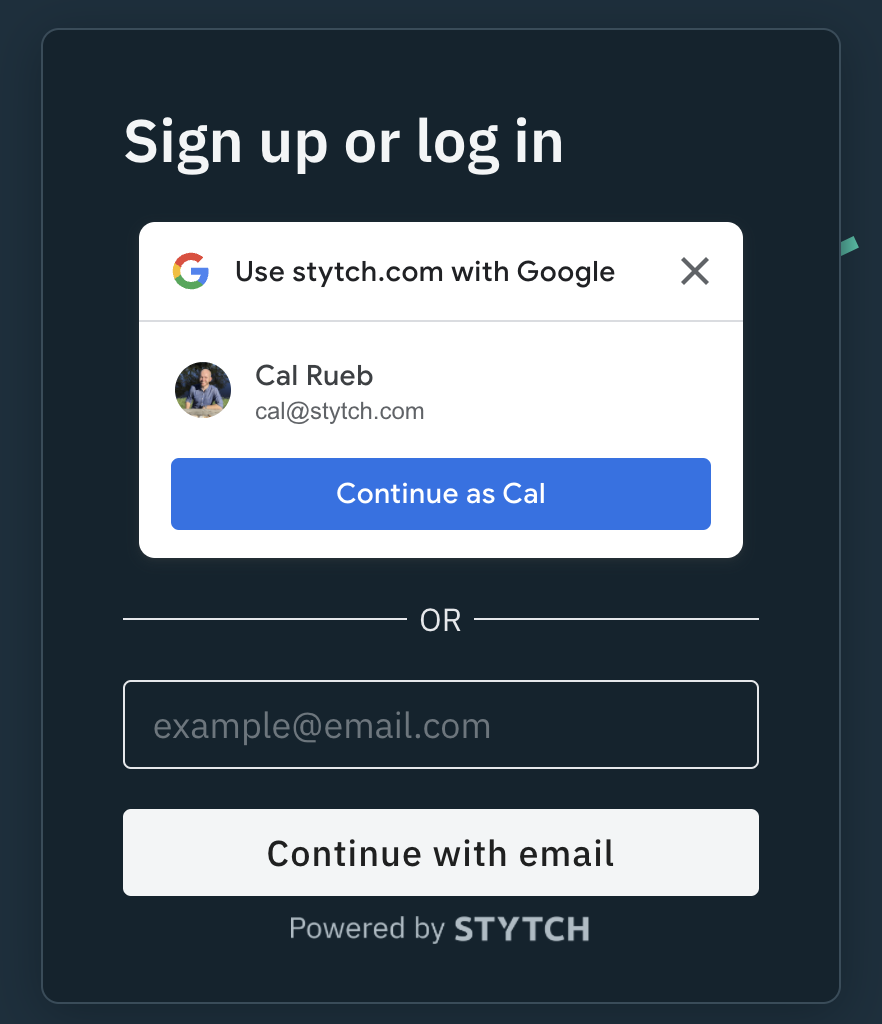 Stytch redirect URL settings